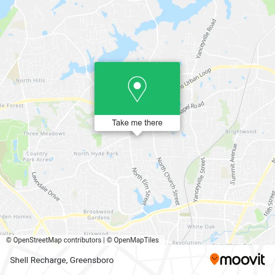 Shell Recharge map
