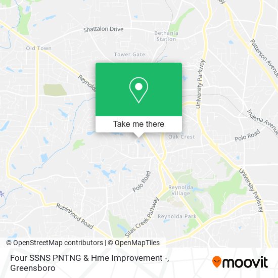 Mapa de Four SSNS PNTNG & Hme Improvement -