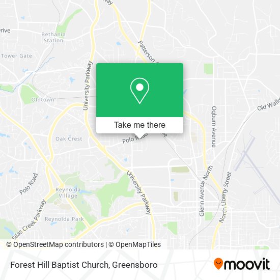 Mapa de Forest Hill Baptist Church