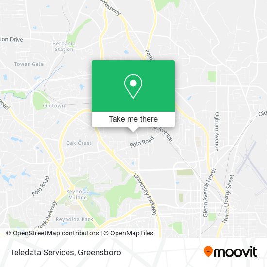 Teledata Services map