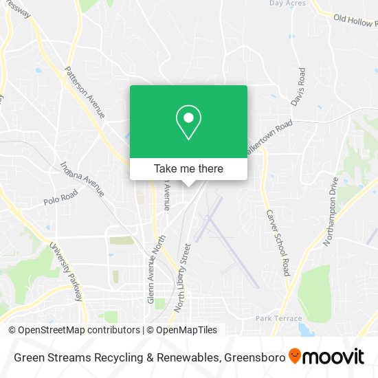 Green Streams Recycling & Renewables map