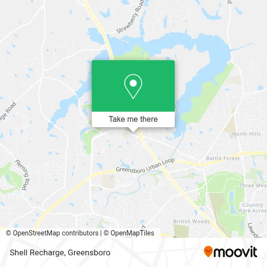 Shell Recharge map