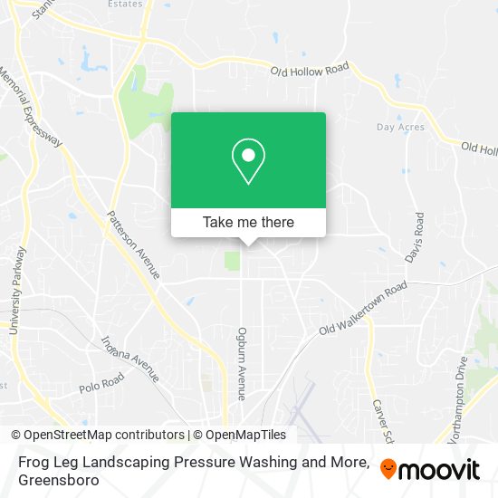 Frog Leg Landscaping Pressure Washing and More map