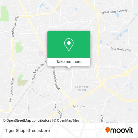 Mapa de Tiger Shop