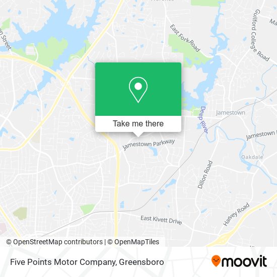 Five Points Motor Company map