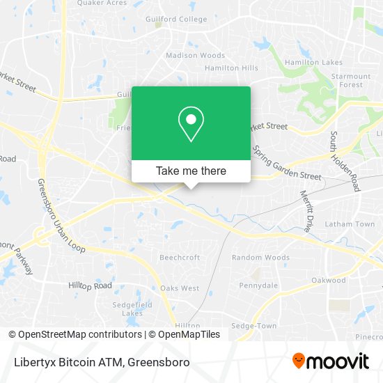 Mapa de Libertyx Bitcoin ATM