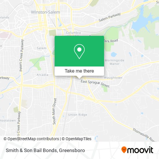 Mapa de Smith & Son Bail Bonds