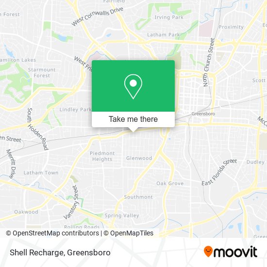 Shell Recharge map