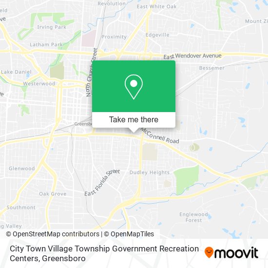 City Town Village Township Government Recreation Centers map