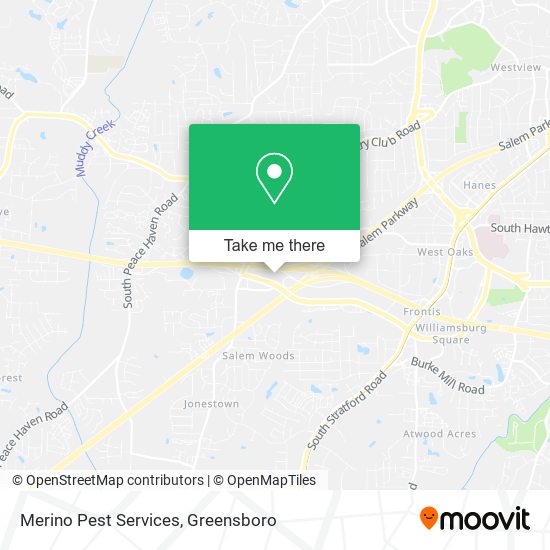 Merino Pest Services map