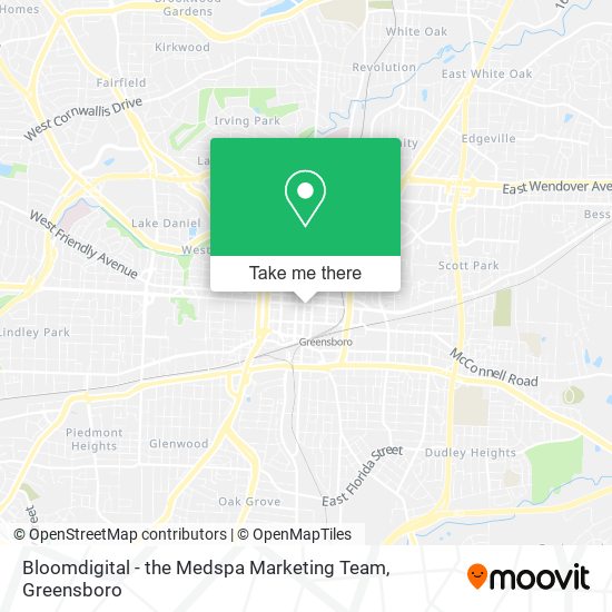 Bloomdigital - the Medspa Marketing Team map