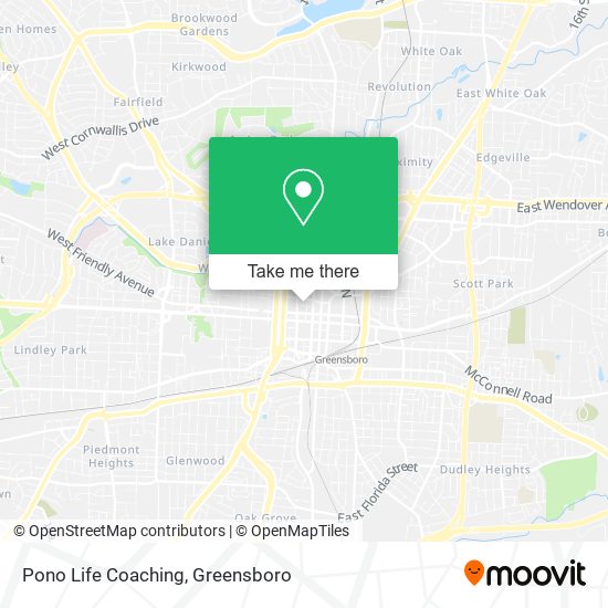 Pono Life Coaching map