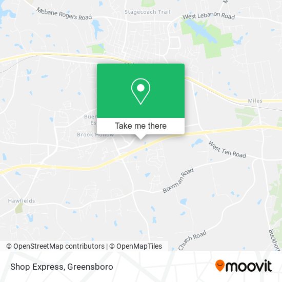 Shop Express map