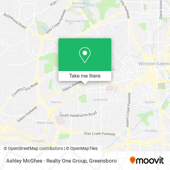 Ashley McGhee - Realty One Group map