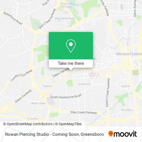 Rowan Piercing Studio - Coming Soon map