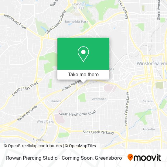 Mapa de Rowan Piercing Studio - Coming Soon