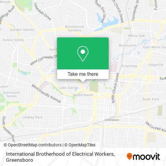 International Brotherhood of Electrical Workers map