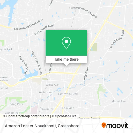 Mapa de Amazon Locker-Nouakchott