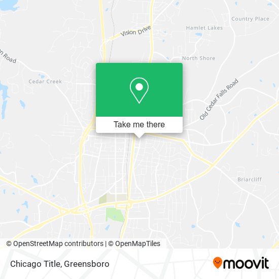Mapa de Chicago Title