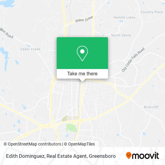 Edith Dominguez, Real Estate Agent map