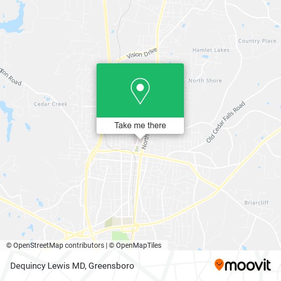 Dequincy Lewis MD map