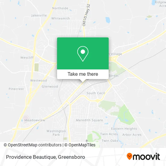 Providence Beautique map
