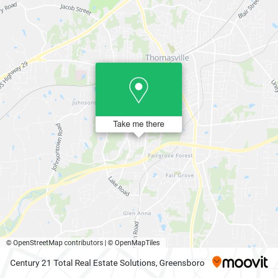 Mapa de Century 21 Total Real Estate Solutions
