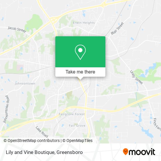 Mapa de Lily and Vine Boutique
