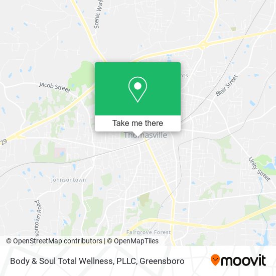 Body & Soul Total Wellness, PLLC map