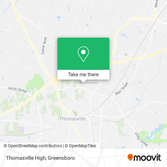 Thomasville High map
