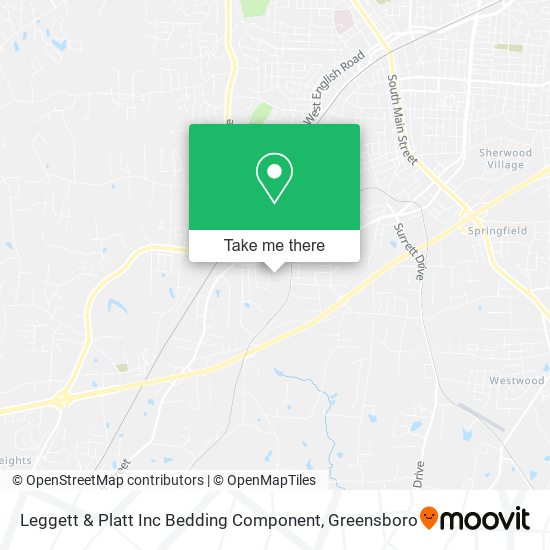 Mapa de Leggett & Platt Inc Bedding Component