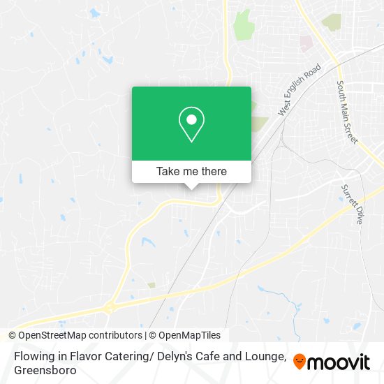 Mapa de Flowing in Flavor Catering/ Delyn's Cafe and Lounge