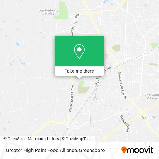 Greater High Point Food Alliance map