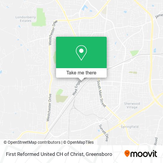 First Reformed United CH of Christ map