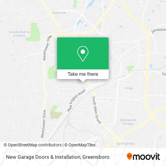 New Garage Doors & Installation map