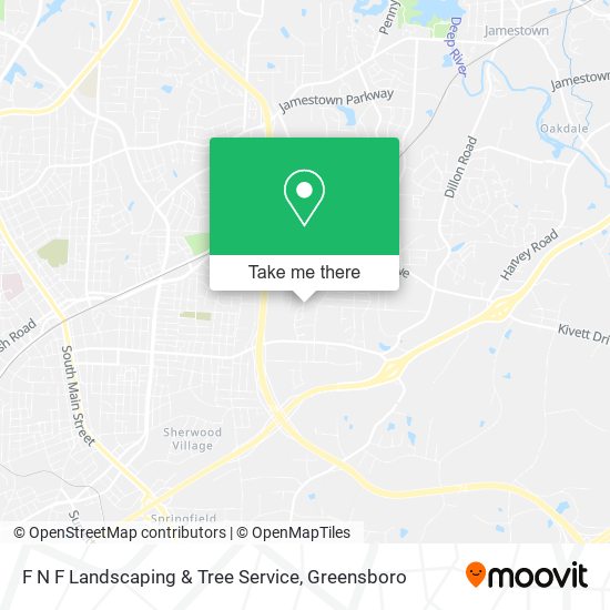 F N F Landscaping & Tree Service map