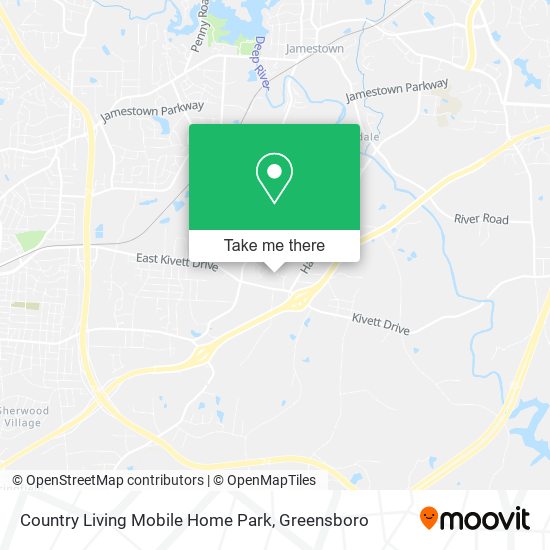 Country Living Mobile Home Park map