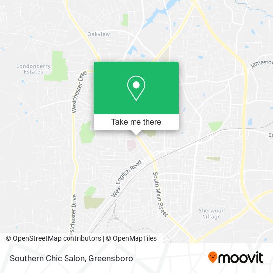 Mapa de Southern Chic Salon