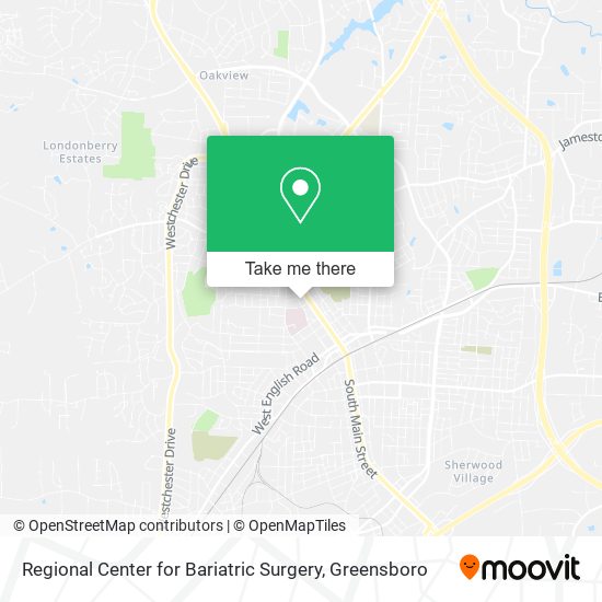 Regional Center for Bariatric Surgery map