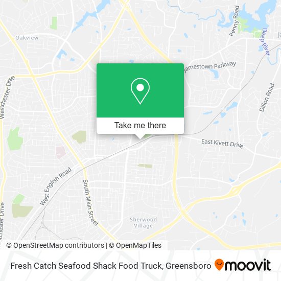 Fresh Catch Seafood Shack Food Truck map