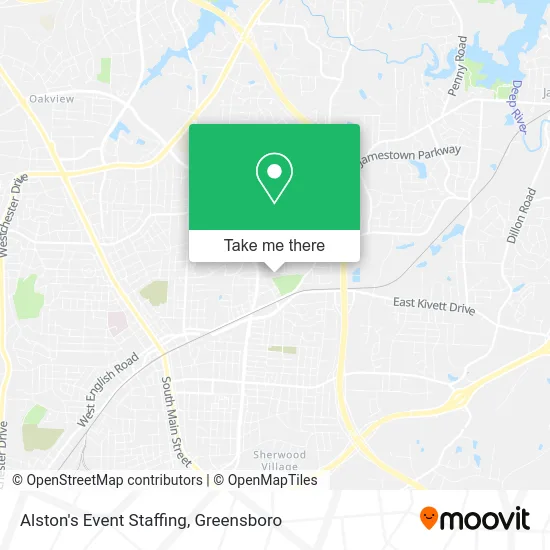 Alston's Event Staffing map