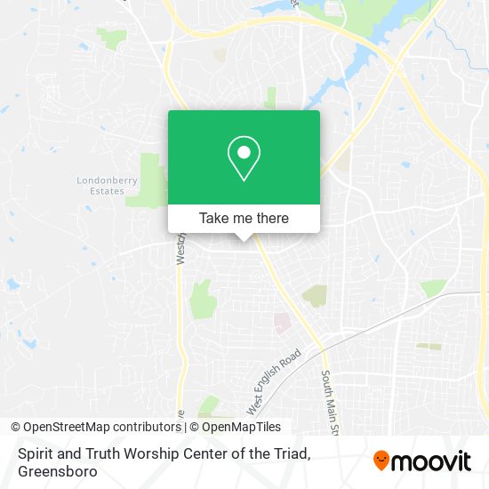 Mapa de Spirit and Truth Worship Center of the Triad