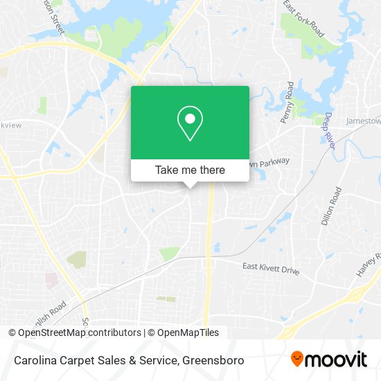 Mapa de Carolina Carpet Sales & Service