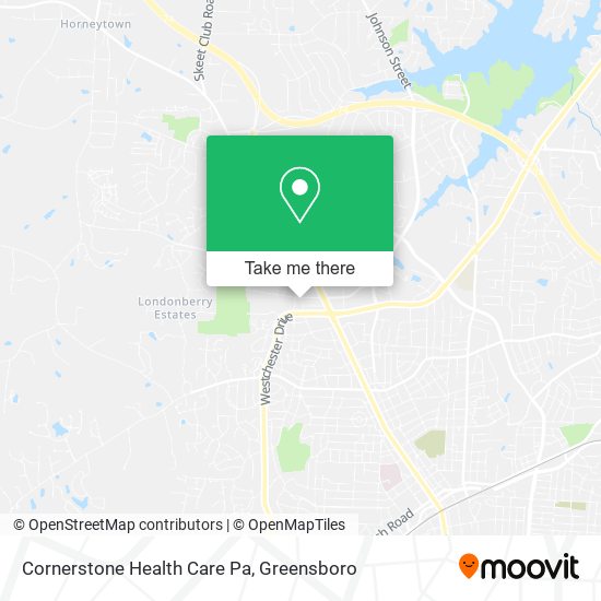 Mapa de Cornerstone Health Care Pa