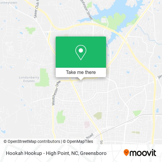 Hookah Hookup - High Point, NC map