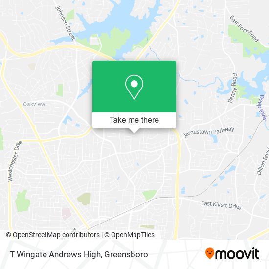 T Wingate Andrews High map