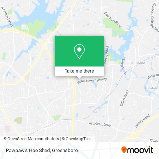 Mapa de Pawpaw's Hoe Shed