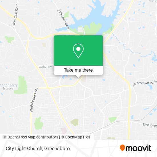 City Light Church map