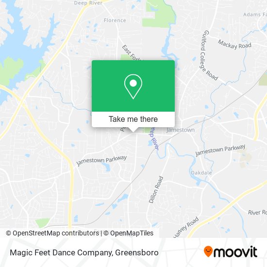 Magic Feet Dance Company map