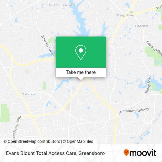 Mapa de Evans Blount Total Access Care